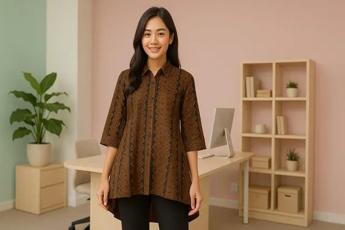 7 Tips Memilih Tunik untuk Wanita Tinggi 150 cm, Tampil Cantik Tanpa Kelihatan 'Tenggelam'