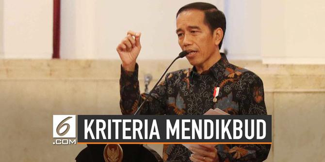 VIDEO: Kriteria Calon Mendikbud Ala Jokowi