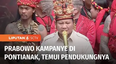 Capres nomor urut 2, Prabowo Subianto berkampanye di Kalimantan Barat, Sabtu kemarin. Selain menemui pendukungnya di Pontianak, Prabowo juga menyempatkan diri bertemu pasukan merah suku Dayak.