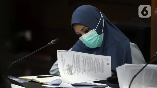 FOTO: Sidang Lanjutan Pinangki Sirna Malasari Simak Kesaksian Andi Irfan Jaya
