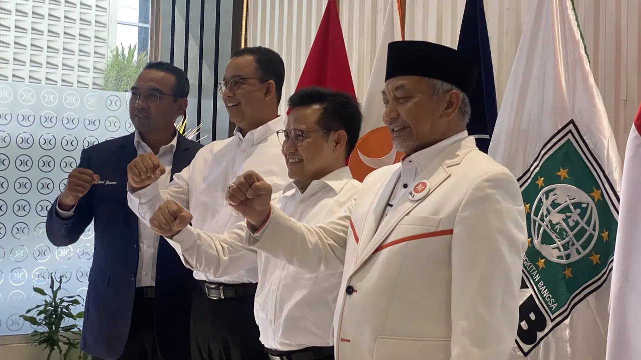 Anies-Cak Imin Sambangi Kantor PKS