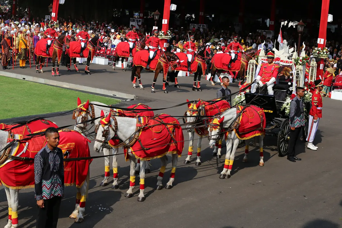 Upacara HUT RI di Istana