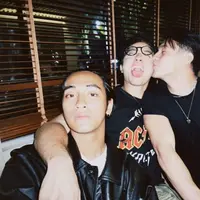 Abidzar Al Ghifari bersama Jefri Nichol dan Bryan Domani (Instagram/abidzar73)