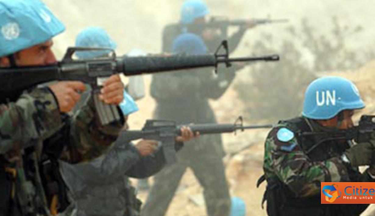 Citizen6, Lebanon Selatan: Bertanding dalam suasana hujan dan berkabut dengan suhu udara delapan derajat celcius, tidak menjadi halangan bagi prajurit TNI dalam mengikuti kejuaraan ini. (Pengirim: Badarudin Bakri)