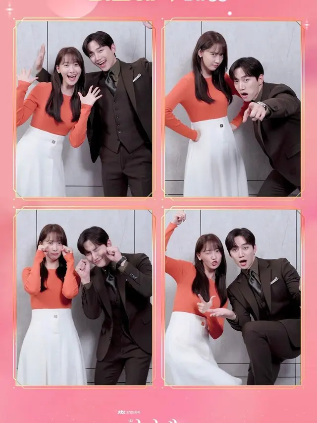 YoonA dan Lee Junho di balik layar drakor King the Land. (Instagram/ jtbcdrama)