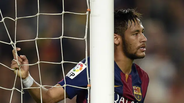 Raut kekecewaan Neymar