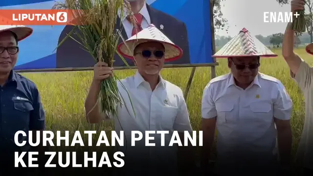 VIDEO: Naik Traktor, Zulkifli Hasan Dengarkan Curhat Petani