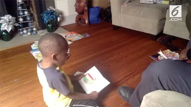 Balita berusia 4 tahun ini memiliki kemampuan tak biasa. Caleb Green, bocah asal Chicago, AS ini mampu membaca 100 buku dalam waktu 9 jam