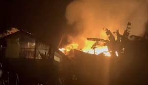 Kompleks vila di Bali ludes terbakar. (Istimewa)