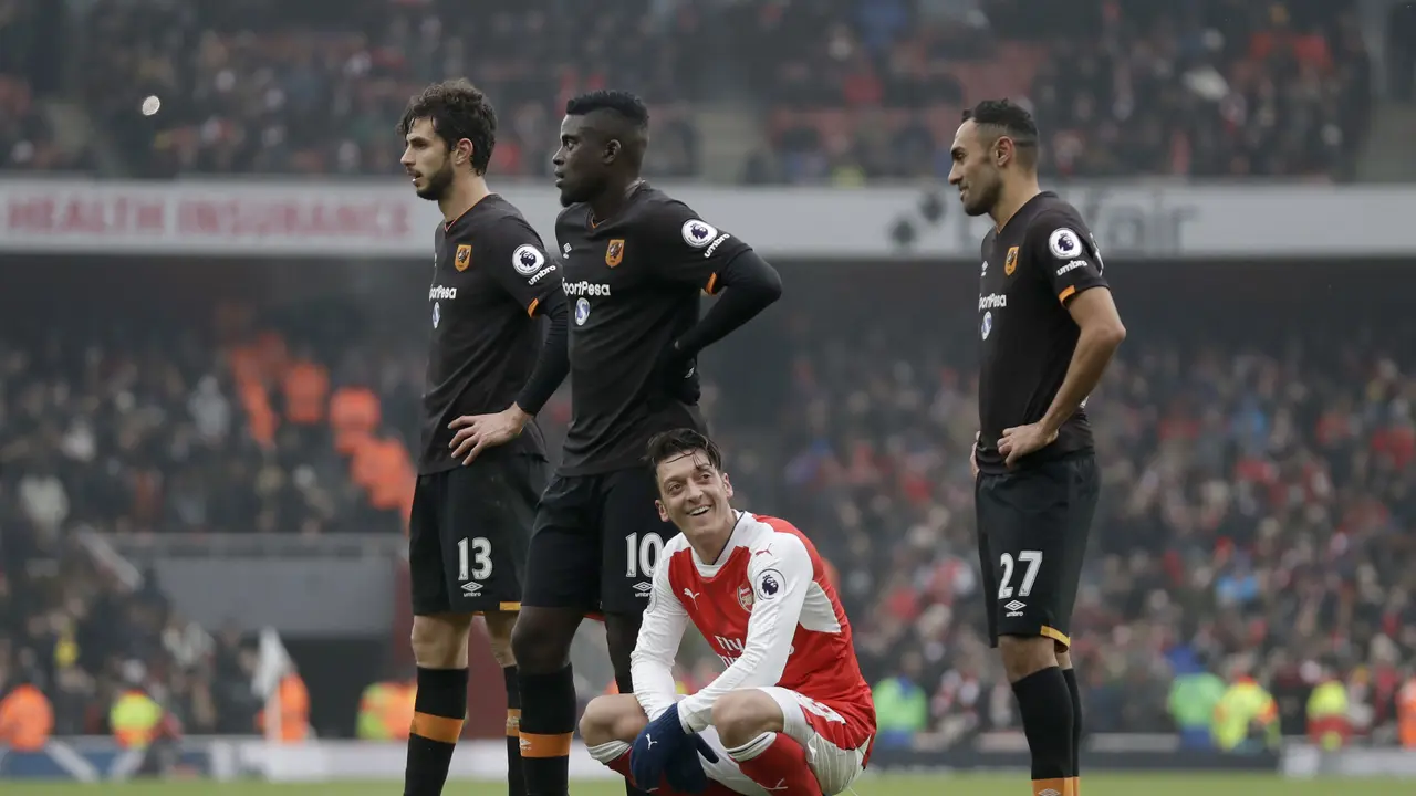 Arsenal Vs Hull (AP Photo/Matt Dunham)
