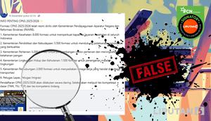 Penelusuran klaim link pendaftaran CPNS 2025-2026 untuk ribuan formasi.