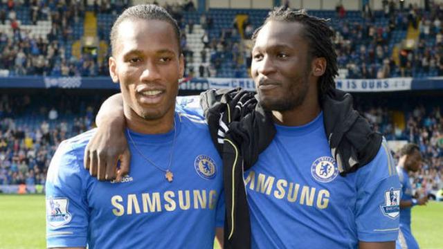 Didier Drogba dan Romelu Lukaku