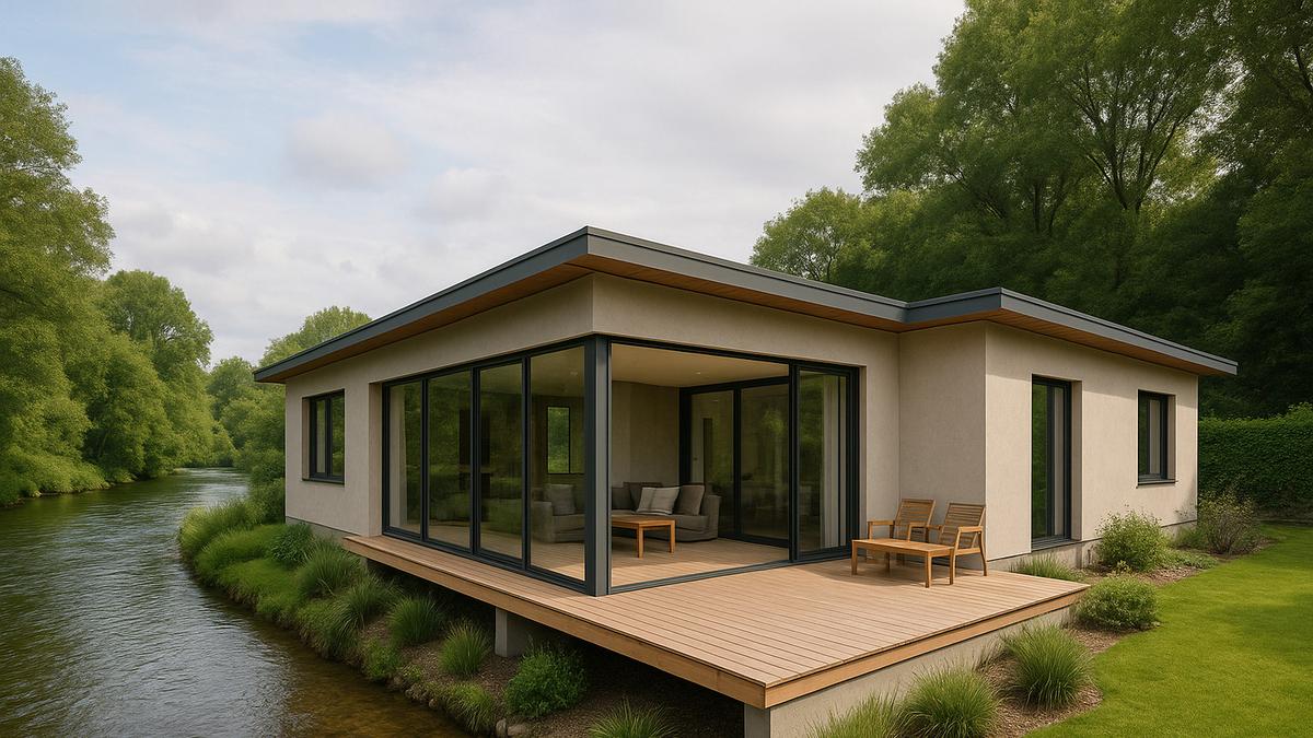 7 Desain Rumah Minimalis di Tepi Sungai yang Asri, Modern dan Nyaman untuk Ditinggali