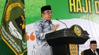 embuka Lomba Dakwah Haji dan Lomba Cerdas Tangkas Haji dan Umrah di Pondok Pesantren Darunnajah Jakarta. Sabtu (7/3/2020). (Foto:Liputan6/Istimewa)