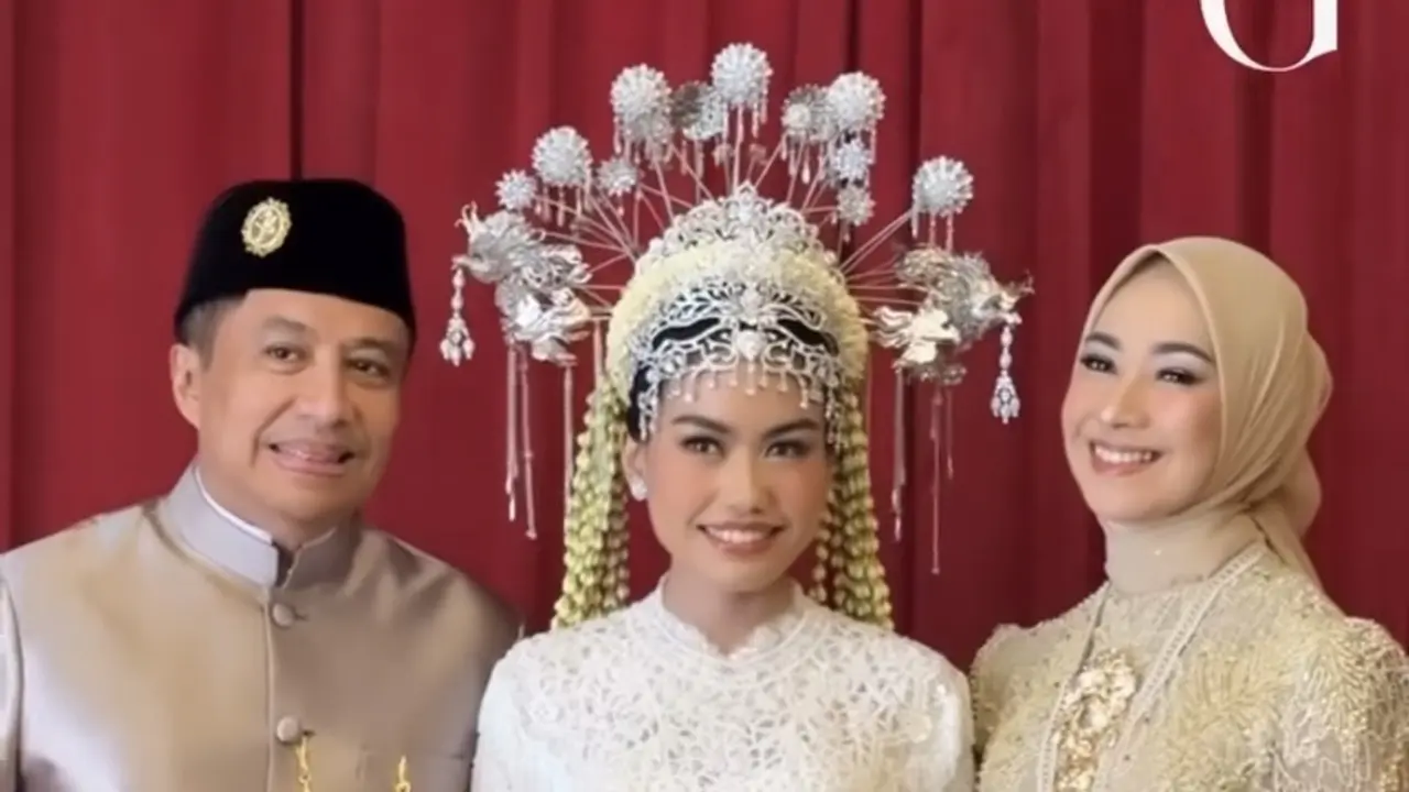 Namira Adjani Putri Alya Rohali saat Akad Nikah