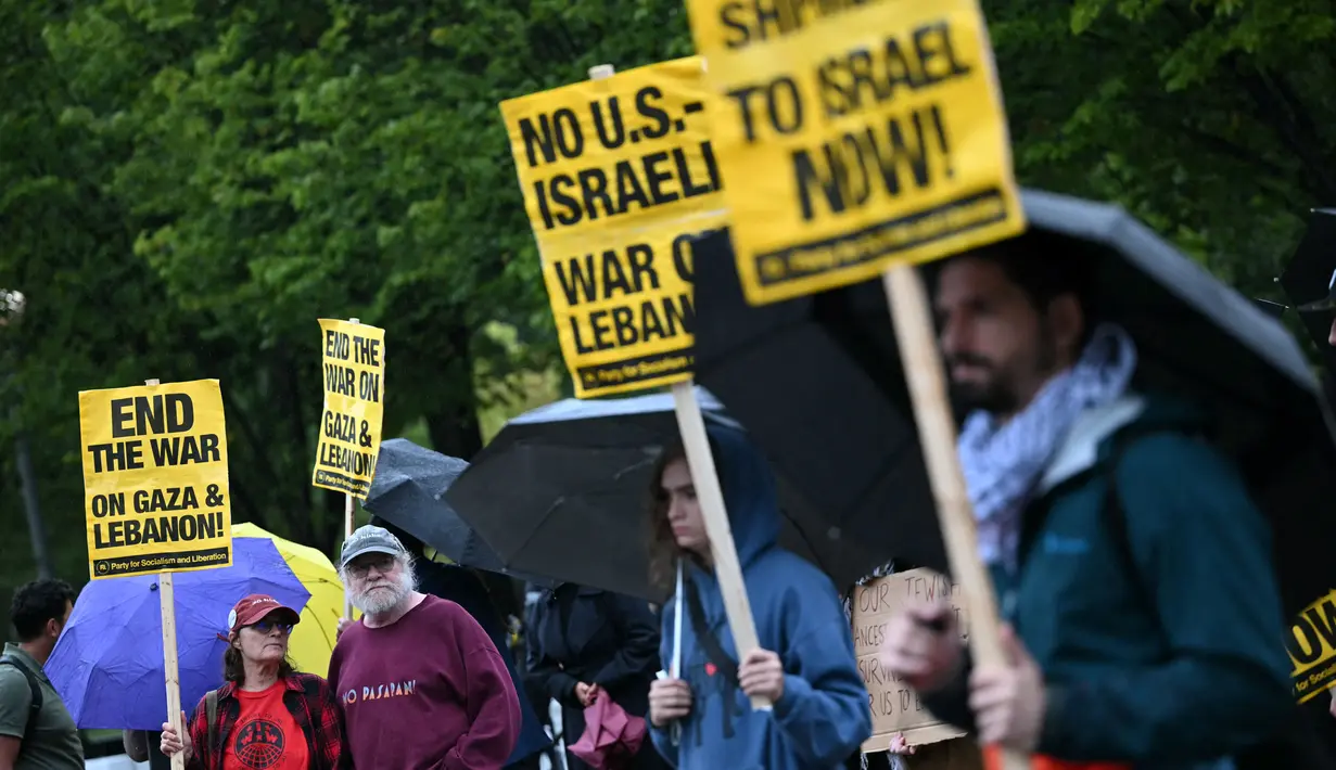 Selama 24 jam terakhir, Israel telah melancarkan serangkaian serangan udara di Lebanon. (Mandel NGAN/AFP)