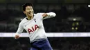 7. Heung-Min Son (Tottenham Hotspur) - Overall 87 (Naik 2 Poin). (AP/Tim Ireland)