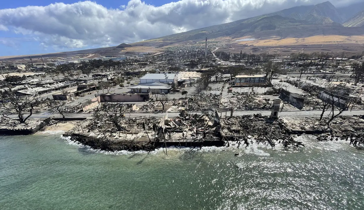 <p>Para pejabat berjanji untuk memeriksa sistem peringatan dini Hawaii setelah beberapa warga mempertanyakan apakah lebih banyak yang bisa dilakukan untuk memperingatkan orang-orang sebelum kebakaran membakar rumah mereka. Beberapa bahkan terpaksa menyeberang ke Samudra Pasifik untuk melarikan diri. (Hawaii Department of Land and Natural Resources via AP)</p>
