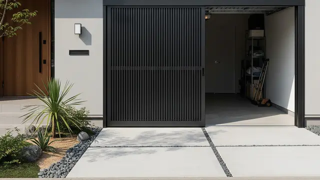 Model Garasi Depan Rumah Minimalis (Image by Gemini AI)