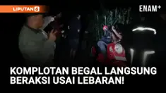 Baru Lebaran, Komplotan Begal Sudah Beraksi di Lampung