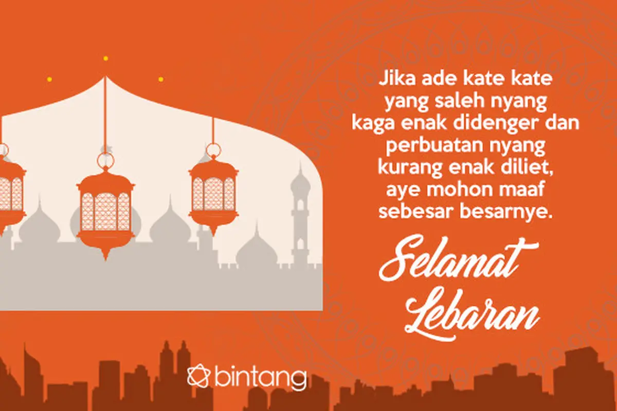 Kata-kata ucapan Idul Fitri. (Digital Imaging: M. Iqbal Nurfajri)