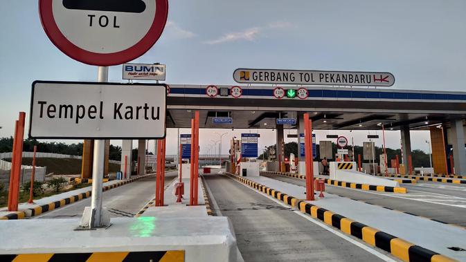 Ruas Tol Pekanbaru-Dumai memiliki panjang 131 km dan terdiri dari 6 seksi.(LIputan6.com/Athika Rahma)