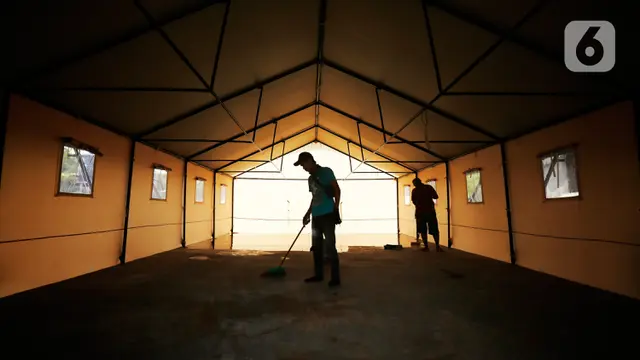 Uniknya rumah isolasi covid 19 berkonsep Tenda Glamour Camping di Tangsel