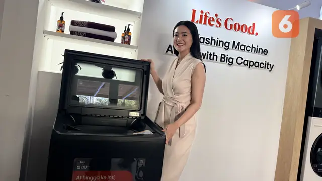 Mesin cuci LG TX2522ST5G. Liputan6.com/Iskandar