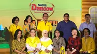 Para narasumber konferensi pers peluncuran DANCOW Advanced Excelnutri+ Iya Boleh Camp, di Plataran Dharmawangsa, Jakarta Selatan, Selasa (24/4/2018).