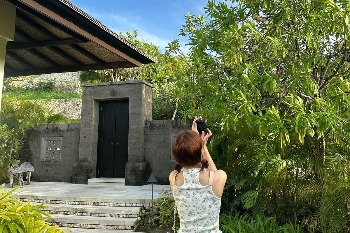Nayeon Twice di Bali. [Foto: Instagram/nayeonyny]
