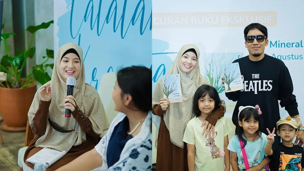 Natasha Rizky Rilis Buku Baru