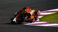 Pembalap KTM, Johann Zarco saat balapan MotoGP Qatar. (Twitter/Johann Zarco).