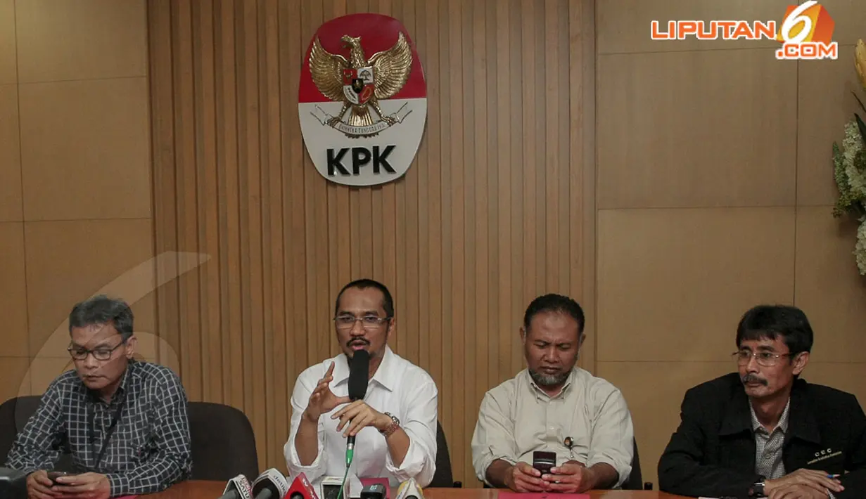 Menurut KPK, Hadi diduga telah menerbitkan surat keputusan Direktur Jenderal Pajak tentang keberatan wajib pajak atas surat ketetapan pajak nihil (SKPN) PT Bank Central Asia, Jakarta,Senin (21/4/2014) (Liputan6.com/Faizal Fanani).