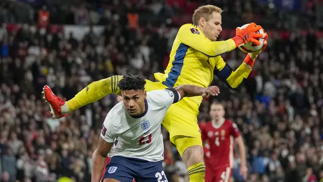 Foto: Inggris Ditahan Imbang 1-1 Hongaria di Wembley dalam Laga Kualifikasi Piala Dunia 2022