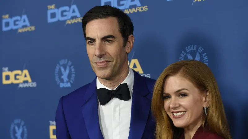 Sacha Baron Cohen - Isla Fisher. (Chris Pizzello/Invision/AP, File)