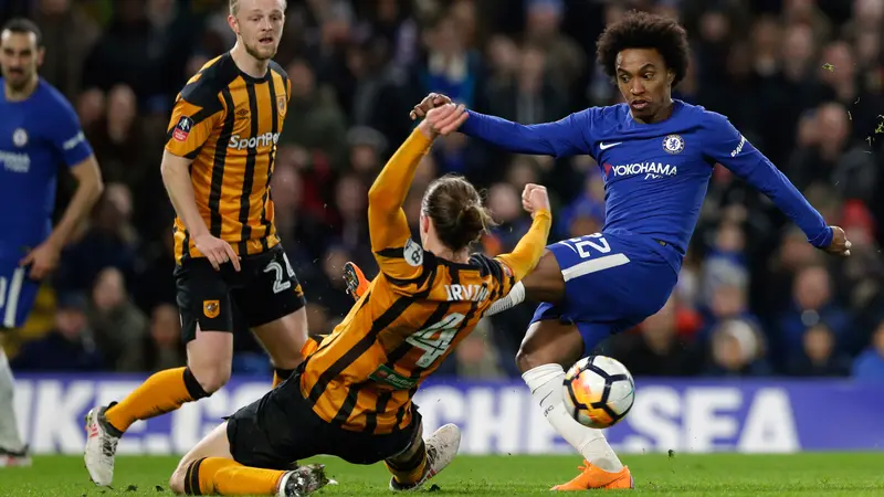 Permalukan Hull City 4-0, Chelsea Lolos ke Perempat Final