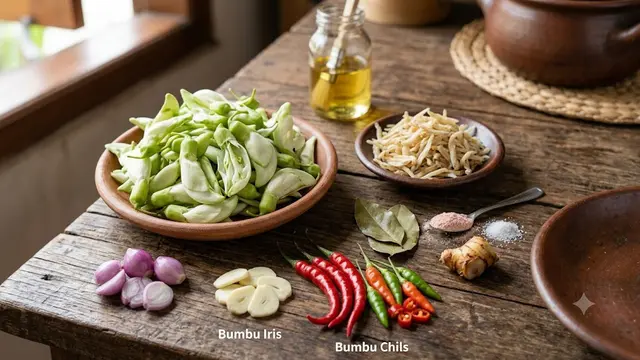 Resep Tumis Bunga Turi dengan Teri Medan