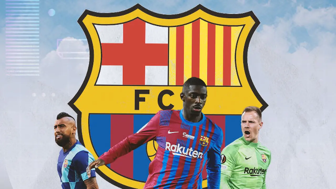 Barcelona - Arturo Vidal, Ousman Dembele, Marc-Andre ter Stegen
