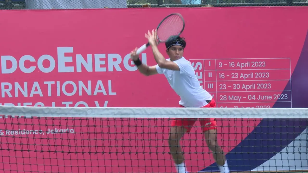 Petenis Indonesia Muhamad Rifqi Fitriadi