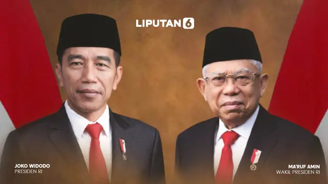Banner Infografis Pelantikan Presiden Joko Widodo dan Wapres Ma'ruf Amin