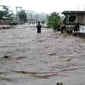 Banjir merendam sejumlah wilayah di Kabupaten Bima dan Dompu, NTB. (Foto: Istimewa)