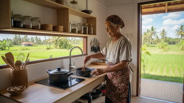 Model Dapur Mini Minimalis untuk Rumah Kecil yang Nyaman Dipakai Orang Tua Lansia