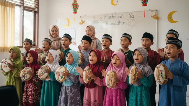 15 Yel Yel Ramadhan Penuh Semangat, Bikin Puasa Makin Ceria