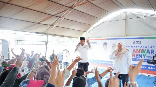 Calon Gubernur dan Wakil Gubernur Sulawesi Tengah (Sulteng) nomor urut 2, Anwar Hafid dan Reny Lamadjido (Istimewa)