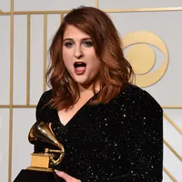 Meghan Trainor merupakan penyanyi asal Amerika yang namanya melejit ketika melantunkan single yang bertajuk 'All About That Bass'. (AFP/Bintang.com)