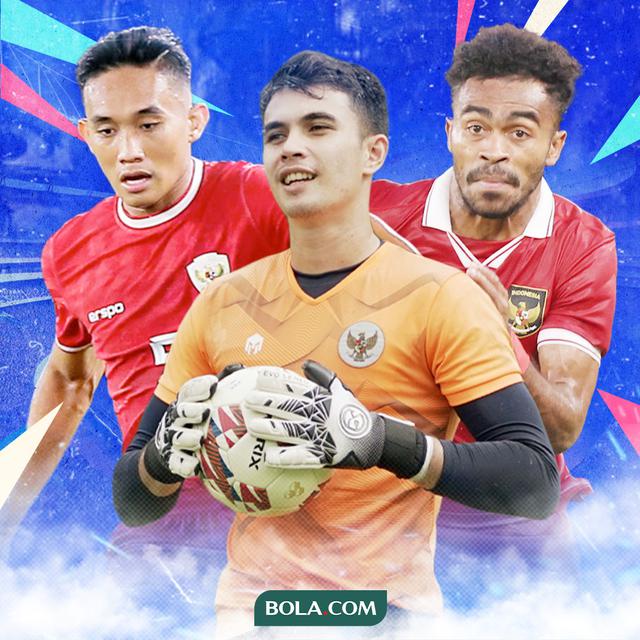 Timnas Indonesia - Rizky Ridho, Nadeo Argawinata, Yakob Sayuri