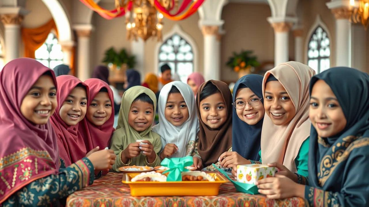 selamat lebaran anak yatim