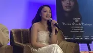 Naura Ayu dalam media junket Naura Ayu “Cerita Penuh Cahaya” Live Showcase di Jakarta, Kamis (30/7/2026). (Liputan6.com/Nola Vemiliana)