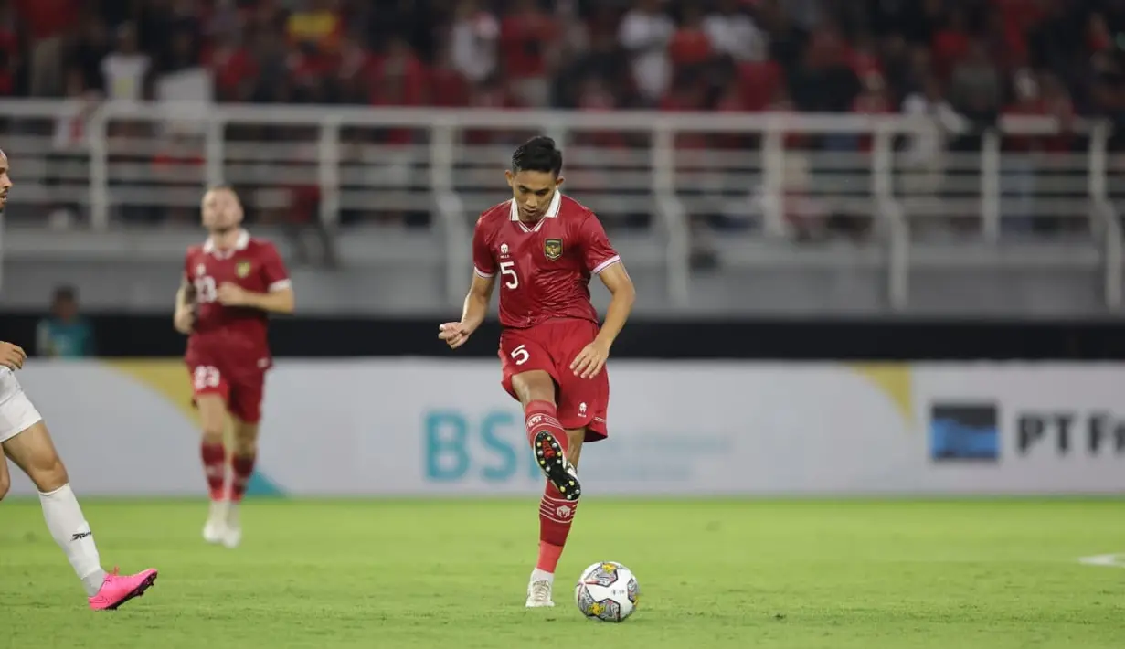 Timnas Indonesia bermain imbang tanpa gol saat berjumpa Palestina pada pertandingan FIFA Matchday.  (Foto:Dok PSSI)