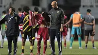 Pemain lainnya yakni Habil Abdillah Yafi (20) pun tak dapat menahan tangisnya. (Bola.com/Ikhwan Yanuar)